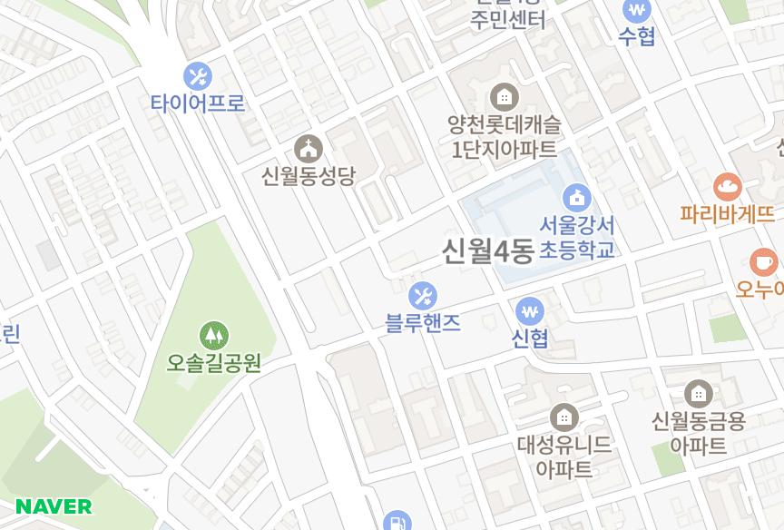 서울특별시 양천구 신월동 삼백 위치·실거래 시세 지도