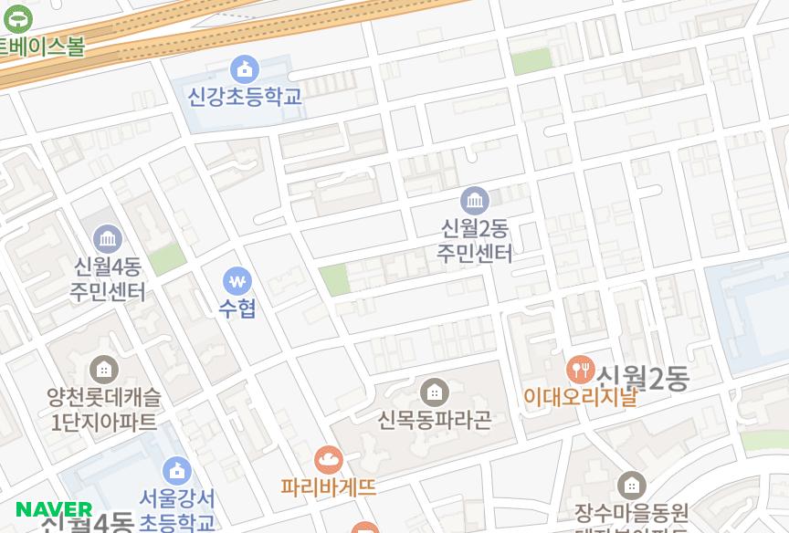 서울특별시 양천구 신월동 두원 위치·실거래 시세 지도