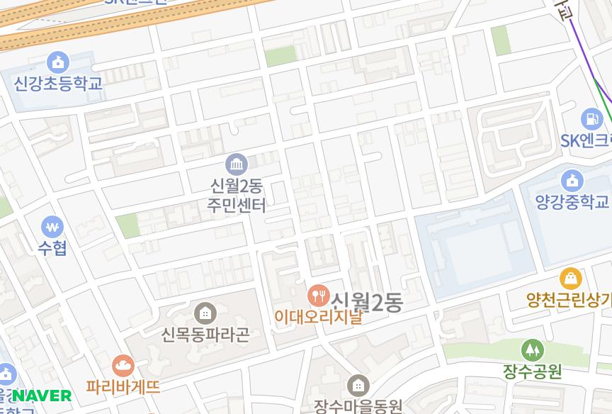 서울특별시 양천구 신월동 대신 위치·실거래 시세 지도