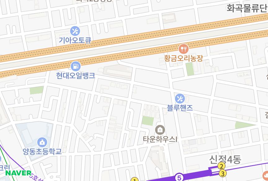 서울특별시 양천구 신정동 남광 위치·실거래 시세 지도