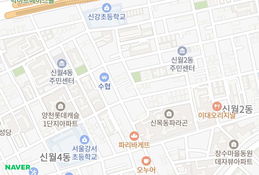 서울특별시 양천구 신월동 경희 위치·실거래 시세 지도