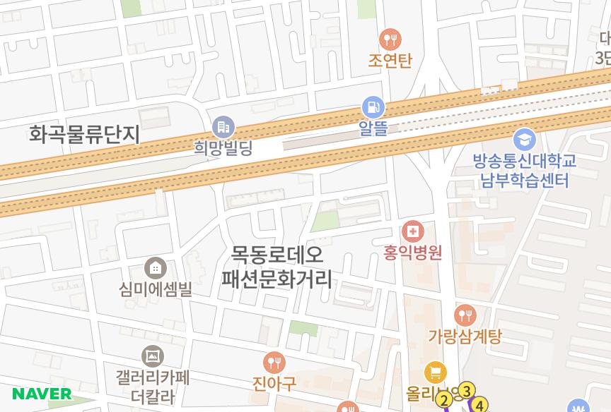 서울특별시 양천구 신정동 삼성 위치·실거래 시세 지도