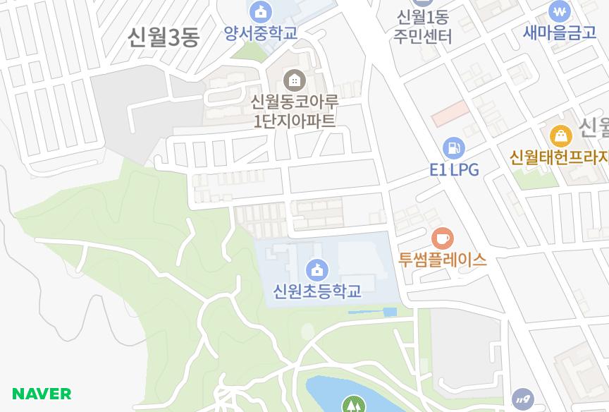 서울특별시 양천구 신월동 주함헤븐105동 위치·실거래 시세 지도