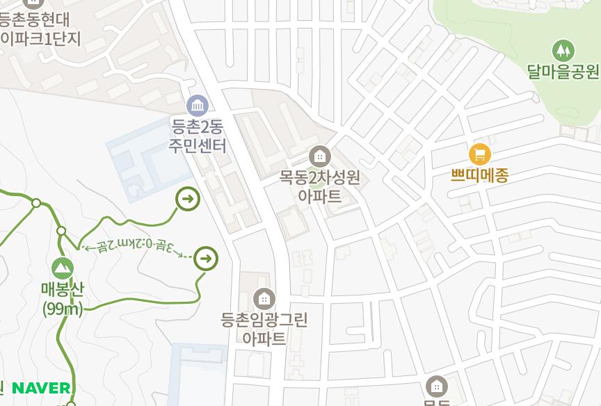 서울특별시 양천구 목동 목동다솔 위치·실거래 시세 지도