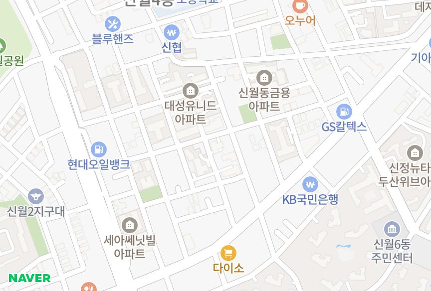 서울특별시 양천구 신월동 신월동로마파빌리온 위치·실거래 시세 지도