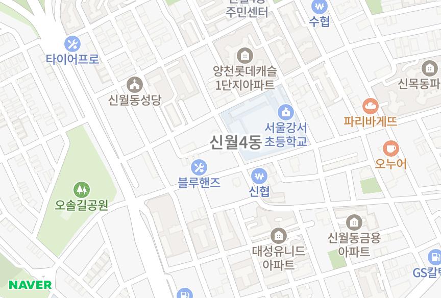 서울특별시 양천구 신월동 상신 위치·실거래 시세 지도