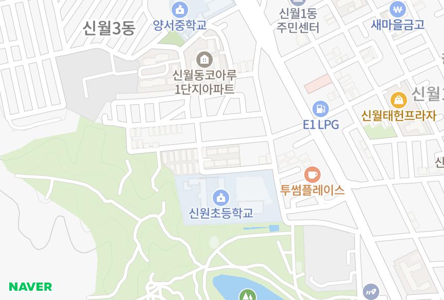 서울특별시 양천구 신월동 주함헤븐106동 위치·실거래 시세 지도