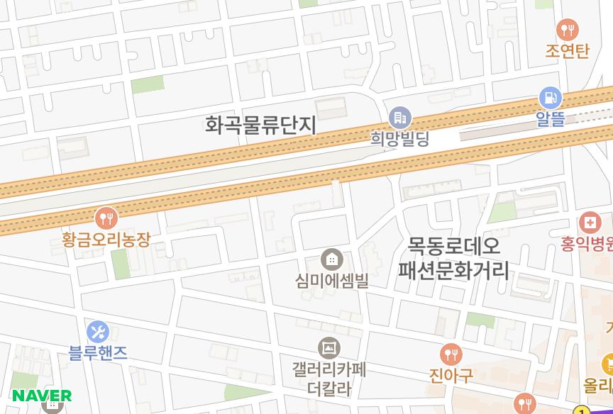서울특별시 양천구 신정동 목동무지개 위치·실거래 시세 지도