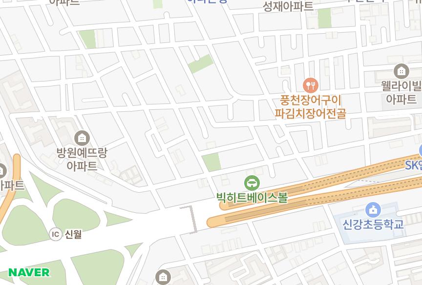 서울특별시 양천구 신월동 성호 위치·실거래 시세 지도