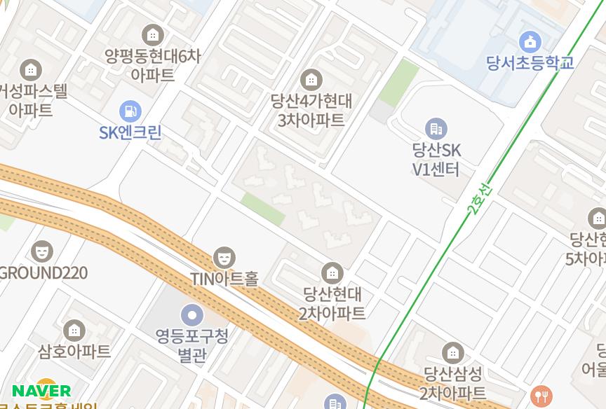 서울특별시 영등포구 당산동4가 유원제일 위치·실거래 시세 지도
