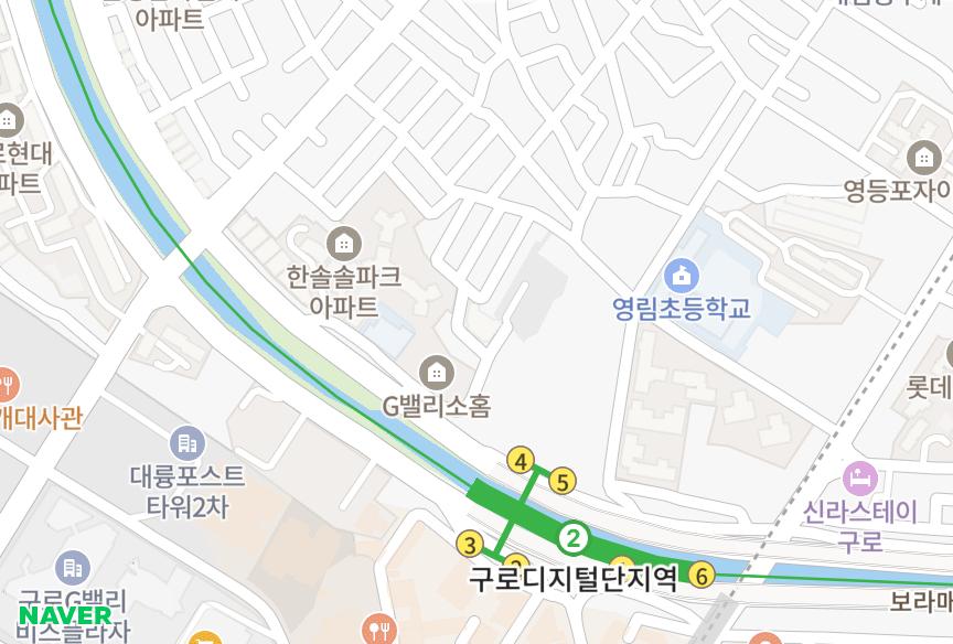 서울특별시 영등포구 대림동 (1101-1) 위치·실거래 시세 지도