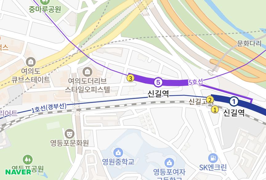 서울특별시 영등포구 영등포동1가 창방 위치·실거래 시세 지도