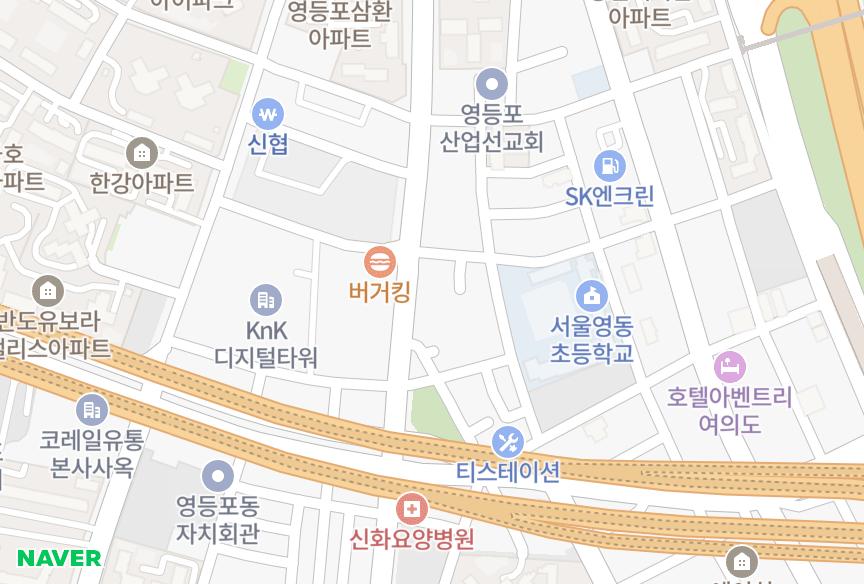 서울특별시 영등포구 영등포동8가 영등포메이준2011차 위치·실거래 시세 지도