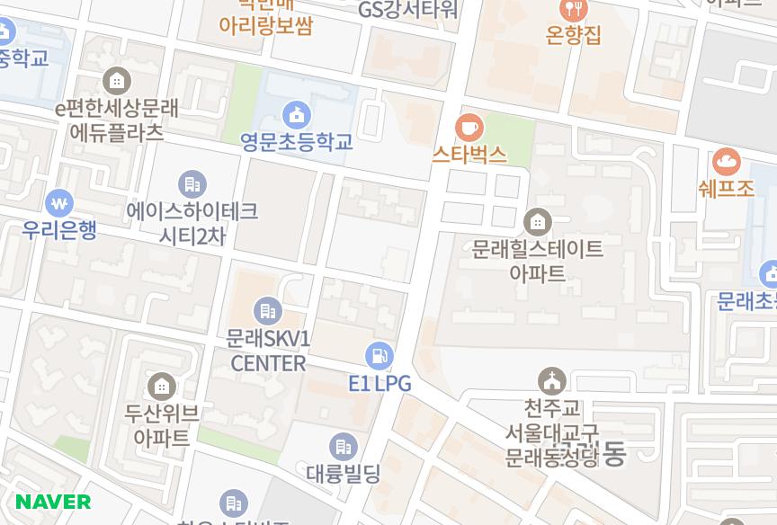 서울특별시 영등포구 문래동6가 미주프라자 위치·실거래 시세 지도