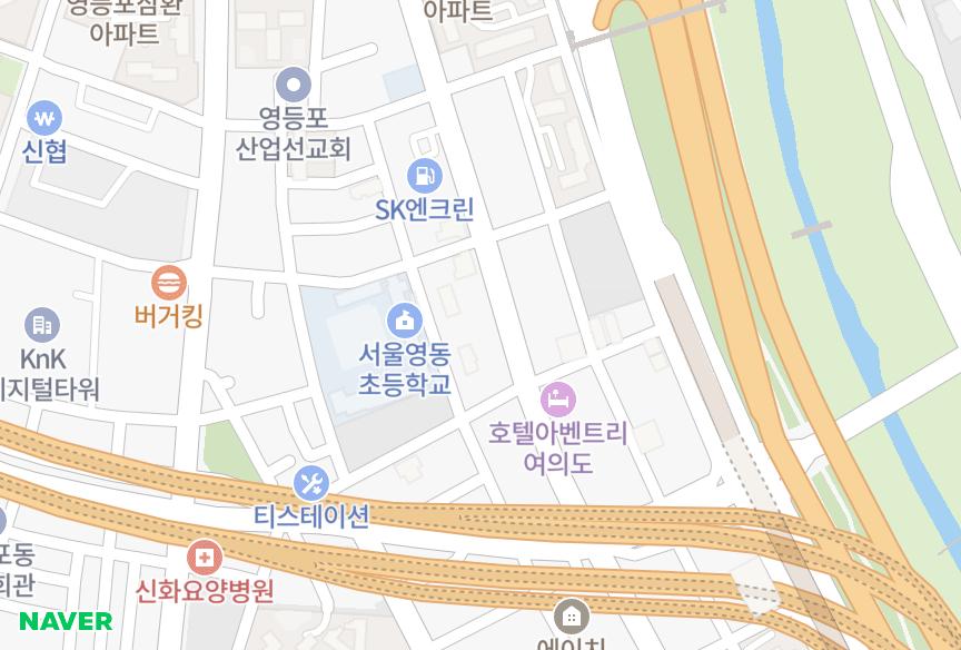 서울특별시 영등포구 당산동 리버뷰 위치·실거래 시세 지도