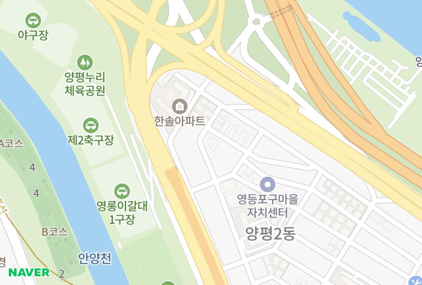 서울특별시 영등포구 양평동6가 선유도삼성홈타운 위치·실거래 시세 지도