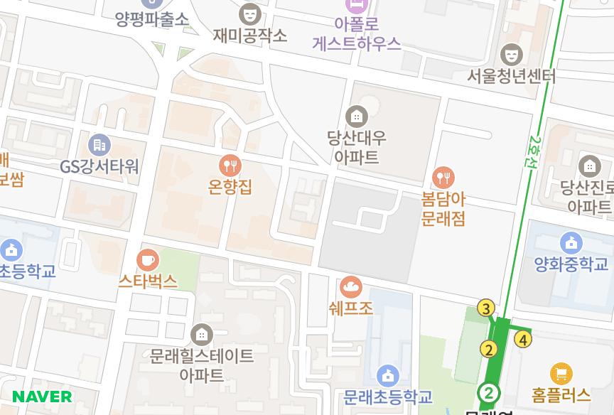 서울특별시 영등포구 문래동3가 문래동3가예지팰리스77차 위치·실거래 시세 지도