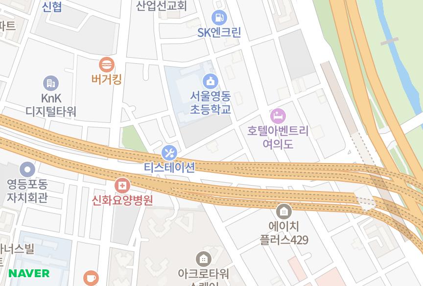 서울특별시 영등포구 당산동 대우 위치·실거래 시세 지도