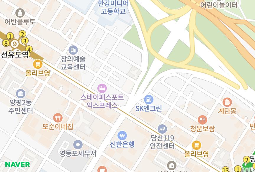 서울특별시 영등포구 양평동4가 약산 위치·실거래 시세 지도