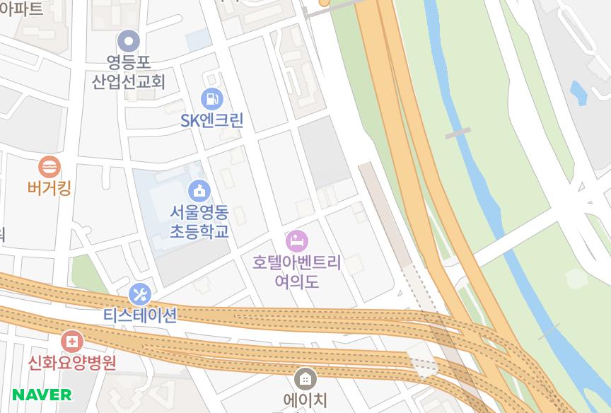 서울특별시 영등포구 당산동 칸리버팰리스 위치·실거래 시세 지도