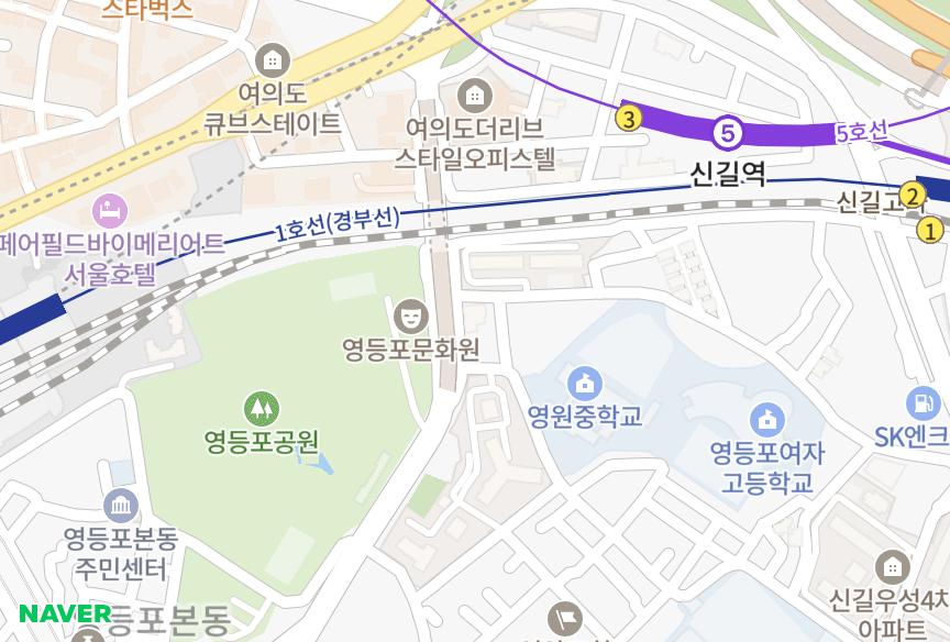 서울특별시 영등포구 영등포동 동도하이츠 위치·실거래 시세 지도