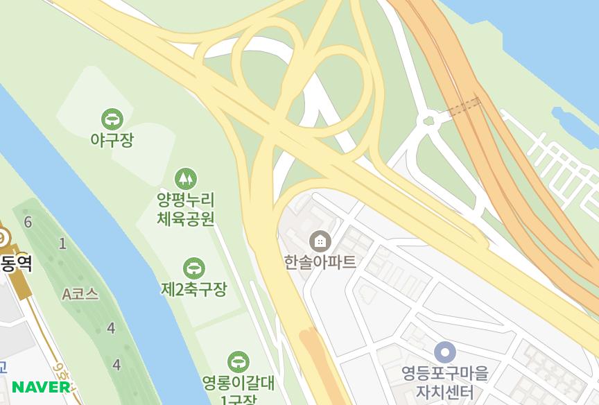 서울특별시 영등포구 양평동6가 리츠뷰 위치·실거래 시세 지도