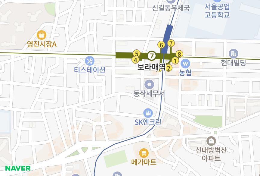 서울특별시 영등포구 신길동 EL샤틀레 위치·실거래 시세 지도