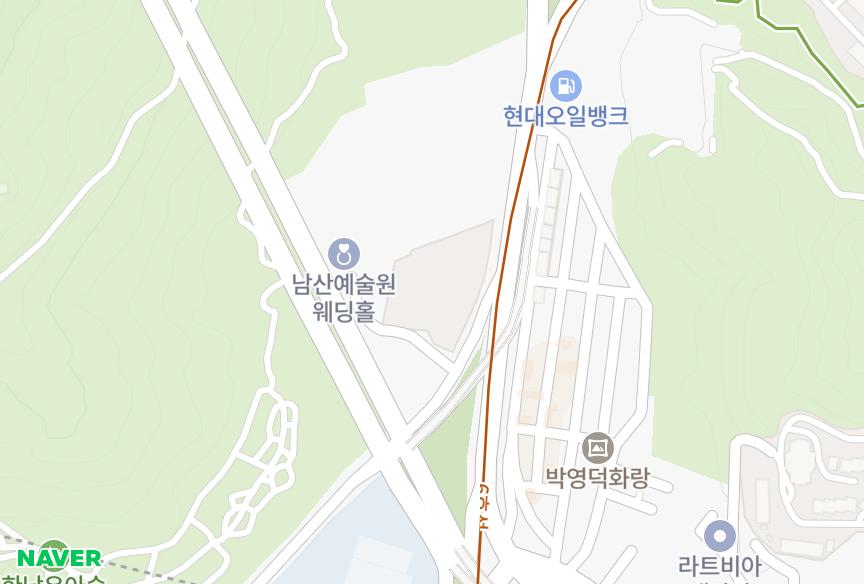 서울특별시 용산구 한남동 남산맨션 위치·실거래 시세 지도