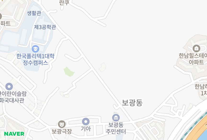 서울특별시 용산구 보광동 주미 위치·실거래 시세 지도