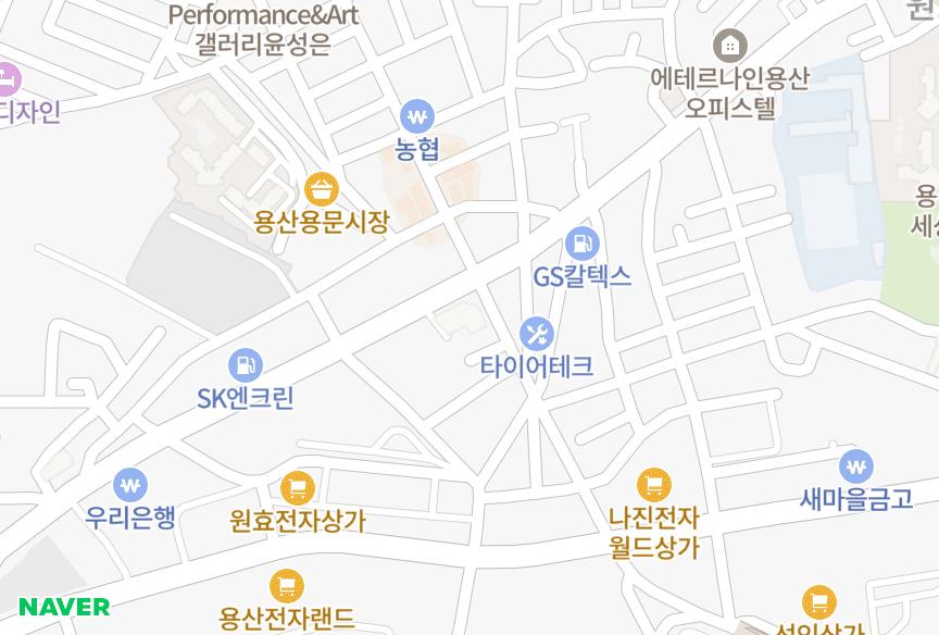 서울특별시 용산구 원효로2가 원효 위치·실거래 시세 지도