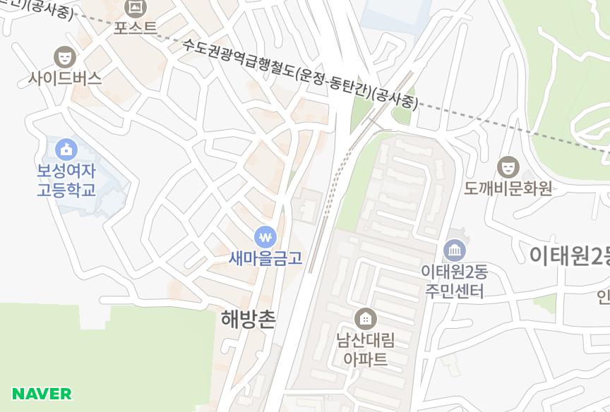 서울특별시 용산구 용산동2가 용암한신 위치·실거래 시세 지도