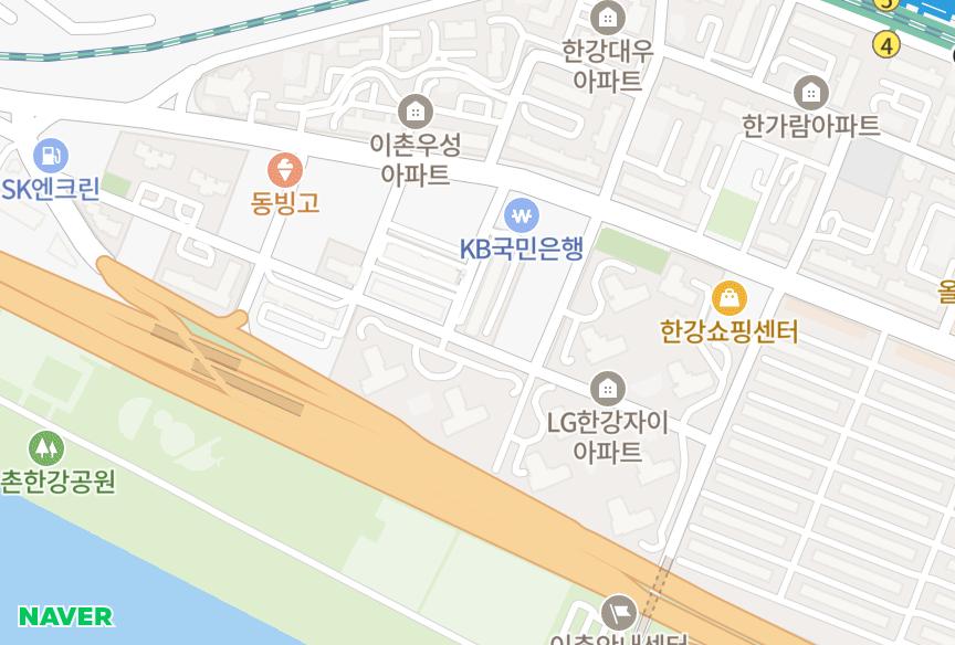 서울특별시 용산구 이촌동 미주B 위치·실거래 시세 지도
