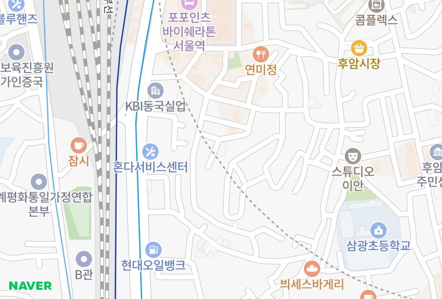 서울특별시 용산구 갈월동 두리파크빌 위치·실거래 시세 지도