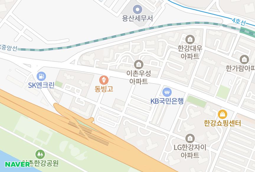 서울특별시 용산구 이촌동 한강제일맨션 위치·실거래 시세 지도