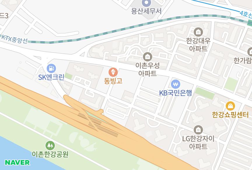 서울특별시 용산구 이촌동 코스모스맨숀 위치·실거래 시세 지도