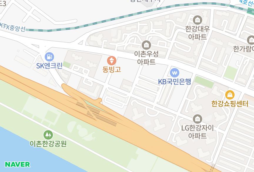 서울특별시 용산구 이촌동 한강동부 위치·실거래 시세 지도