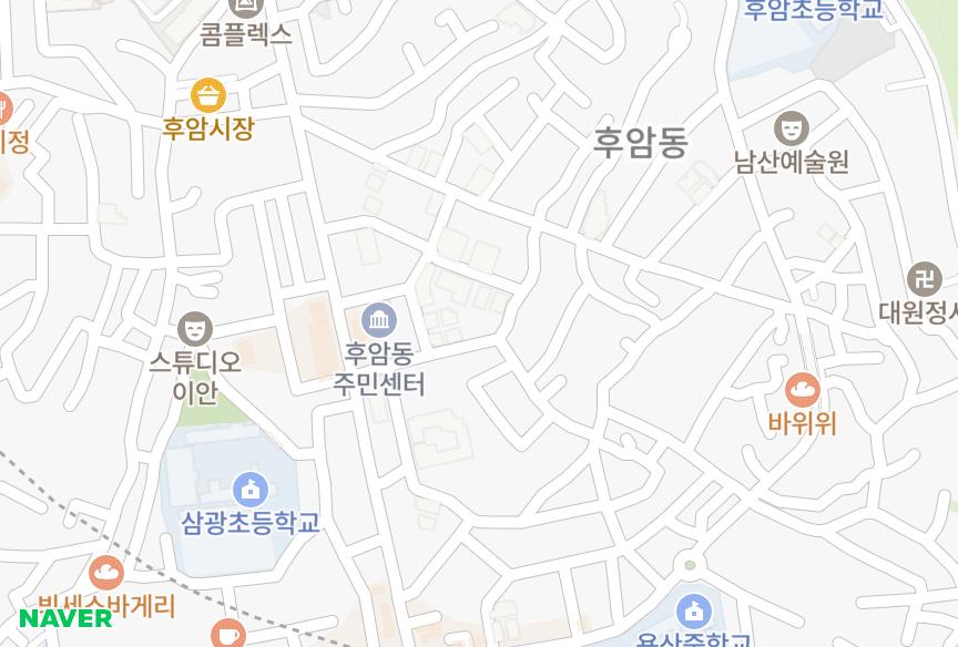 서울특별시 용산구 후암동 화인힐빌라 위치·실거래 시세 지도