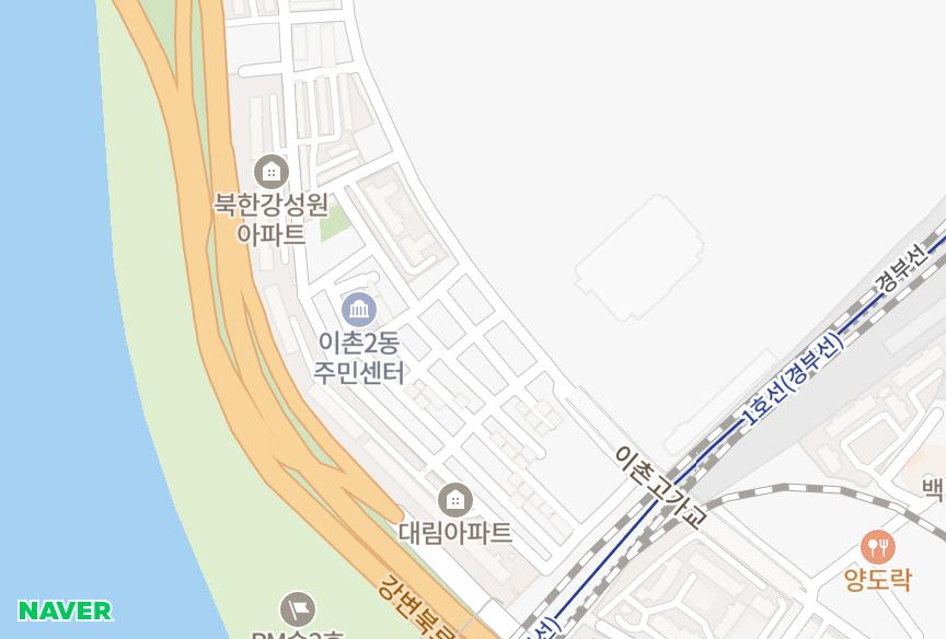 서울특별시 용산구 이촌동 장미 위치·실거래 시세 지도