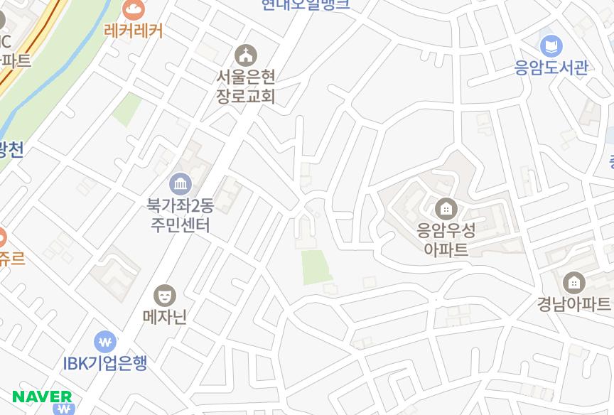 서울특별시 은평구 응암동 남청파인힐 위치·실거래 시세 지도