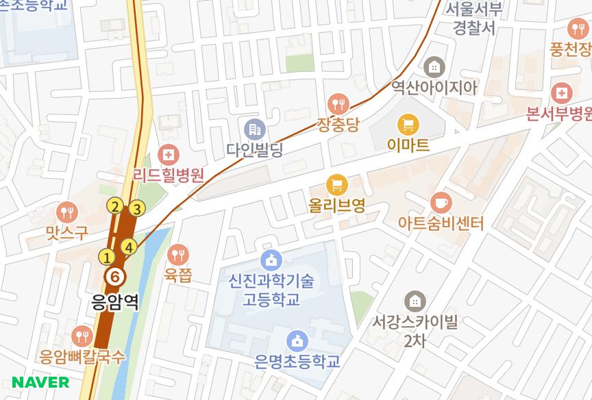 서울특별시 은평구 응암동 미성프라임팰리스 위치·실거래 시세 지도