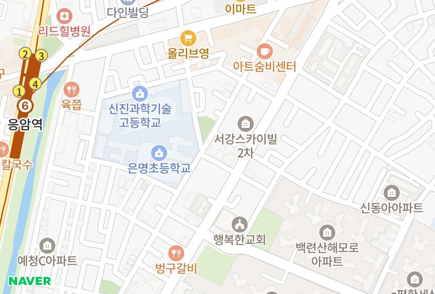 서울특별시 은평구 응암동 서강스카이빌3차 위치·실거래 시세 지도