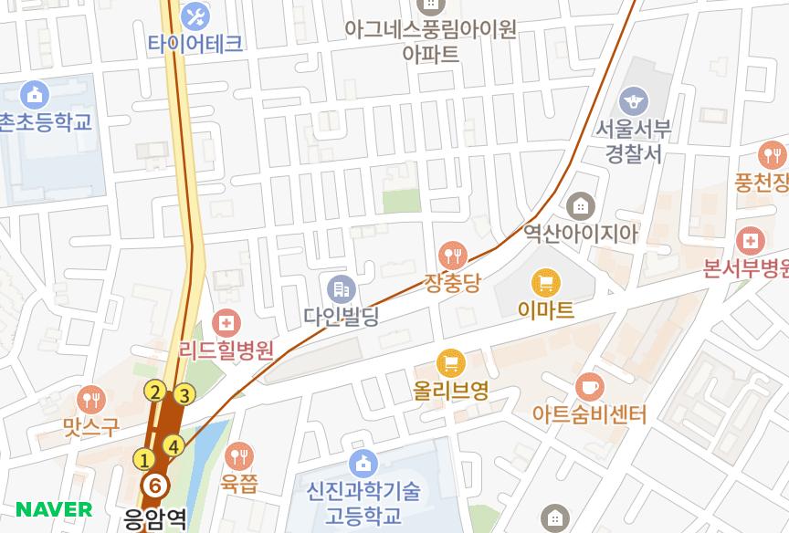 서울특별시 은평구 역촌동 하늘애 위치·실거래 시세 지도