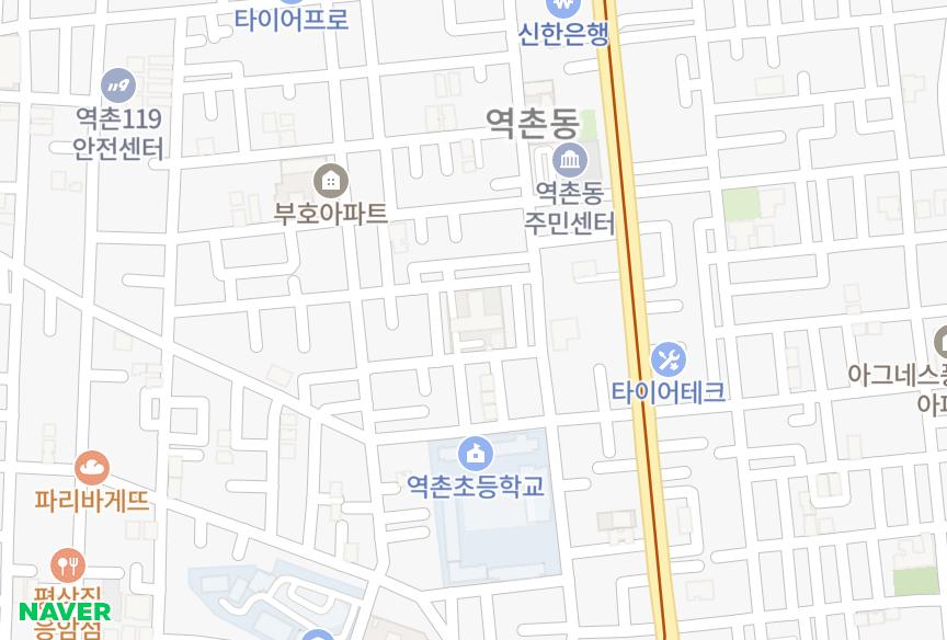 서울특별시 은평구 역촌동 한국리치빌 위치·실거래 시세 지도