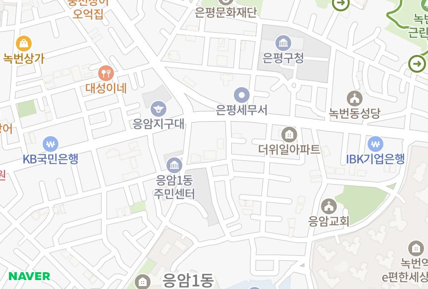 서울특별시 은평구 응암동 명남더블레스 위치·실거래 시세 지도