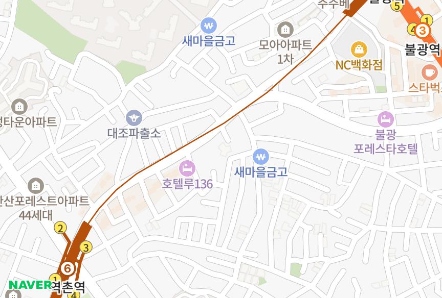 서울특별시 은평구 녹번동 동호스카이 위치·실거래 시세 지도