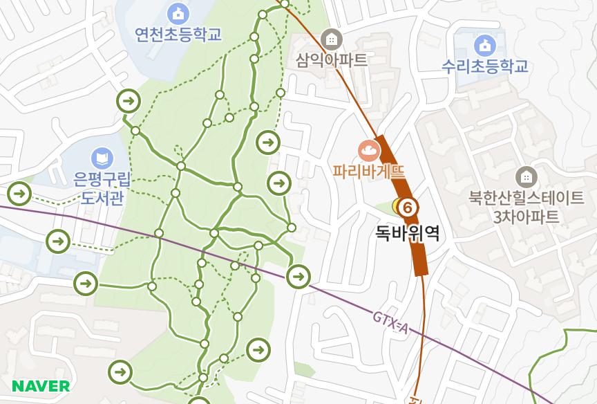 서울특별시 은평구 불광동 은혜스카이빌 위치·실거래 시세 지도