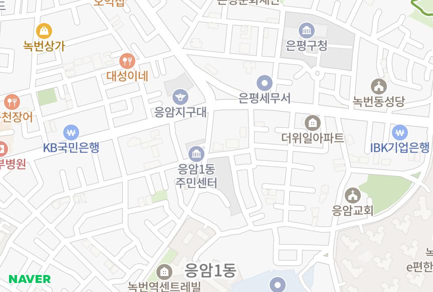 서울특별시 은평구 응암동 경원파발리안 위치·실거래 시세 지도