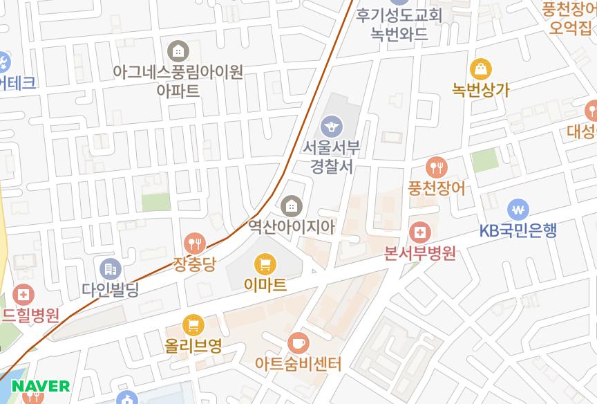서울특별시 은평구 응암동 아이지아 위치·실거래 시세 지도
