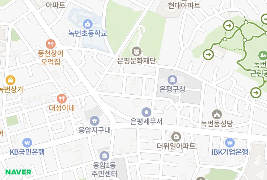 서울특별시 은평구 녹번동 경원파발리안 위치·실거래 시세 지도