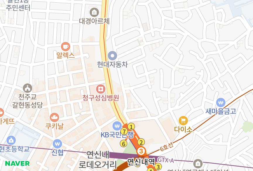 서울특별시 은평구 불광동 정익제이원 위치·실거래 시세 지도